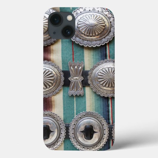 販売のための銀製ベルト、サンタフェ、ニューメキシコ。 米国 Case-Mate iPhoneケース (裏面)