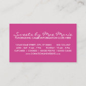 販売のちらしを焼いて下さい 名刺 (裏面)