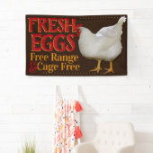 販売のカスタマイズ可能な印のための農場の新しい卵 横断幕 (インサイチュ)