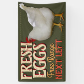 販売のカスタマイズ可能な旗の印のための農場の新しい卵 横断幕 (縦)