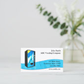 販売のサービス業カード 名刺 (スタンド正面)