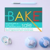 販売のタイポフライヤーを焼く チラシ (シングル)