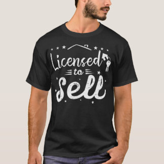 販売のライセンス不動産仲介業者誕生日ギフトアイディアWesom Tシャツ