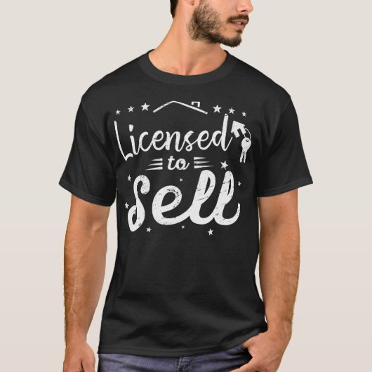 販売のライセンス不動産仲介業者誕生日ギフトアイディアWesom Tシャツ (正面)