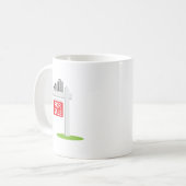 販売の印のため コーヒーマグカップ (正面左)