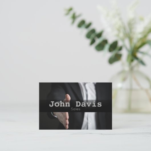 販売の名刺 名刺 (スタンド正面)