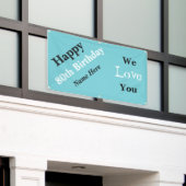 販売の幸せな第80誕生日 横断幕 (ビルの外側)