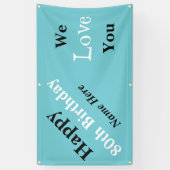 販売の幸せな第80誕生日 横断幕 (縦)