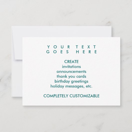 販売を焼く 招待状 (裏面)