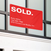 販売カスタマイズ手札商業不動産マーケティング 横断幕 (ビルの外側)