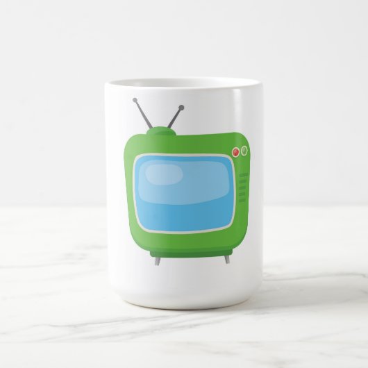 販売クラシック用テレビマグ。 コーヒーマグカップ (中央)