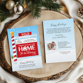 販売サイン写真実在不動産クリスマスホリデーカード シーズンカード