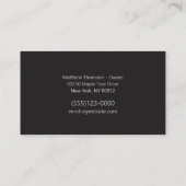 販売サービスベンダー食品スナック 名刺 (裏面)