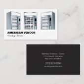 販売サービスベンダー食品スナック 名刺 (正面/裏面)