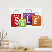 販売ショッピングバッグ小売ポスター ポスター (キッチン)