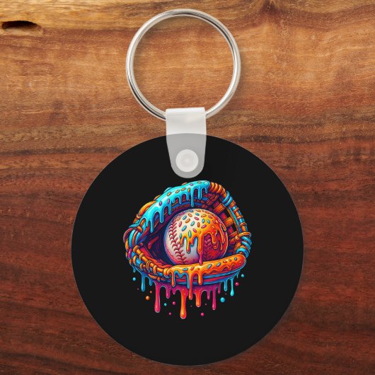 販売ドリップアイスクリームスプリンクル販売グローブ6 キーホルダー (正面)