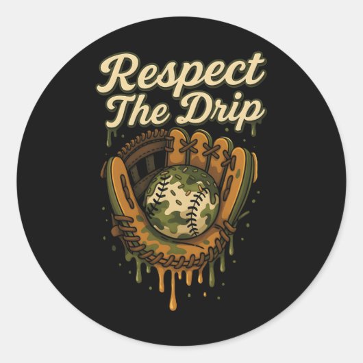 販売ドリップ迷彩柄販売グローブボーイズスポーツクールゲームDa ラウンドシール (正面)