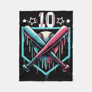 販売ドリップ10誕生日少年の番号10青少年10アイ フリースブランケット
