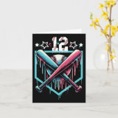 販売ドリップ12誕生日少年の番号12 Youth 12 Ye カード (黄色い花)