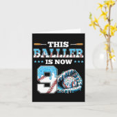 販売ドリップ9th誕生日パーティーボーイスポートファン9年 カード (黄色い花)