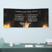 販売ビジネス用の詳細な薪をパーソナライズ 横断幕 (トレードショー)