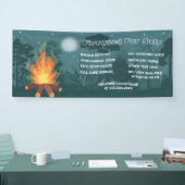 販売ビジネス用の詳細な薪をパーソナライズ 横断幕 (トレードショー)