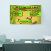 販売ビジネス用の詳細な薪をパーソナライズ 横断幕 (トレードショー)
