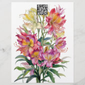 販売フライヤー用の子犬テンプレート チラシ (裏面)