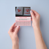 販売フライヤー用の子犬テンプレート チラシ (手)