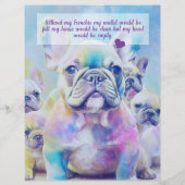 販売フレンチパピーズデザインフライヤー チラシ (裏面)