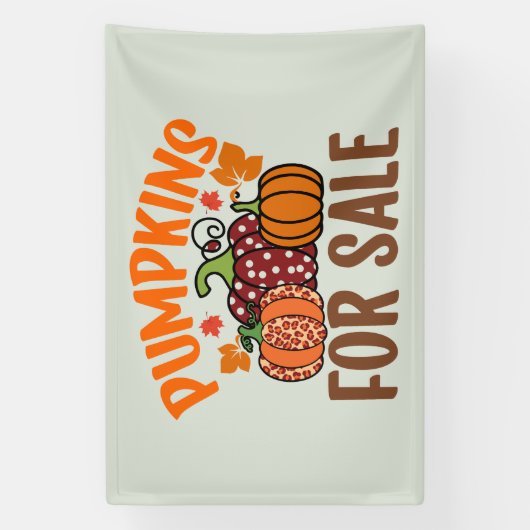 販売ベンダーのカボチャ 横断幕 (縦)