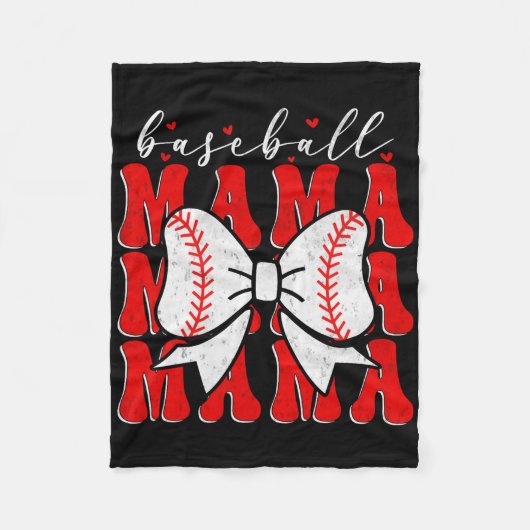 販売ママコケットボウスポーツラバーシスター母 フリースブランケット (正面)