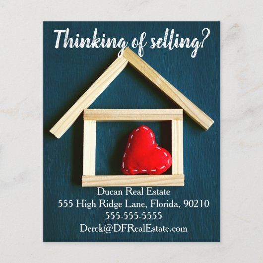 販売メーラー紹介実在財産マーケティング販売 チラシ (正面)