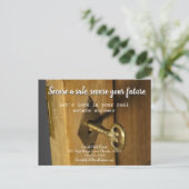 販売メーラー紹介実在財産マーケティング販売 ポストカード (スタンド正面)