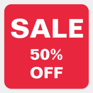 販売ラベルのフェスティバル提供ウィンドウの固定 スクエアシール