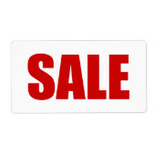 販売ラベル ラベル (正面)