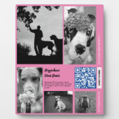 販売中の子犬プレートテンプレート フォトプラーク (正面)