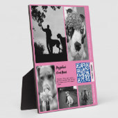 販売中の子犬プレートテンプレート フォトプラーク (側面)