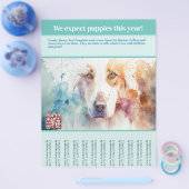 販売中の子犬 チラシ (シングル)