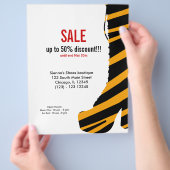 販売中の靴 チラシ (手)