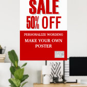 販売促進ビジネスクリアランス大 ポスター (ホームオフィス)