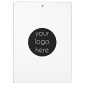 販売促進会社のロゴの顧客ギフト クリップボード (裏面)