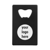 販売促進会社のロゴの顧客ギフト クレジットカード栓抜き (正面)