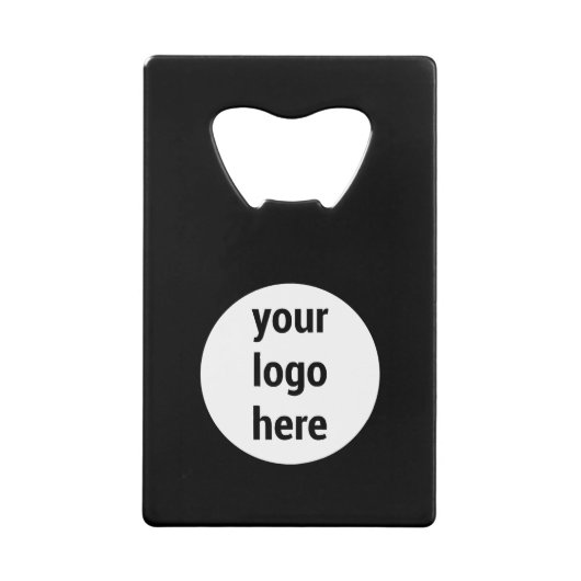 販売促進会社のロゴの顧客ギフト クレジットカード栓抜き (正面)