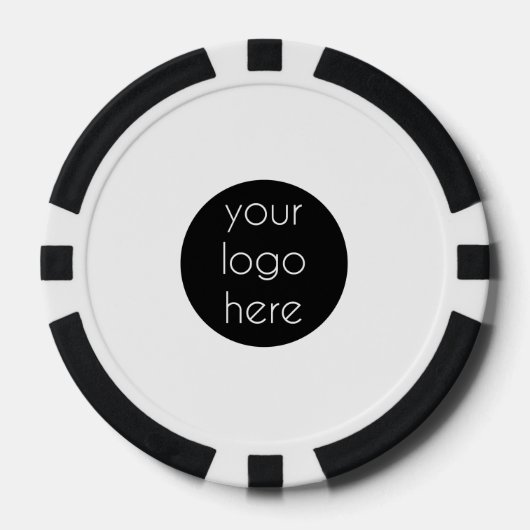 販売促進会社のロゴの顧客ギフト ポーカーチップ (正面)