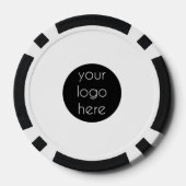 販売促進会社のロゴの顧客ギフト ポーカーチップ (裏面)