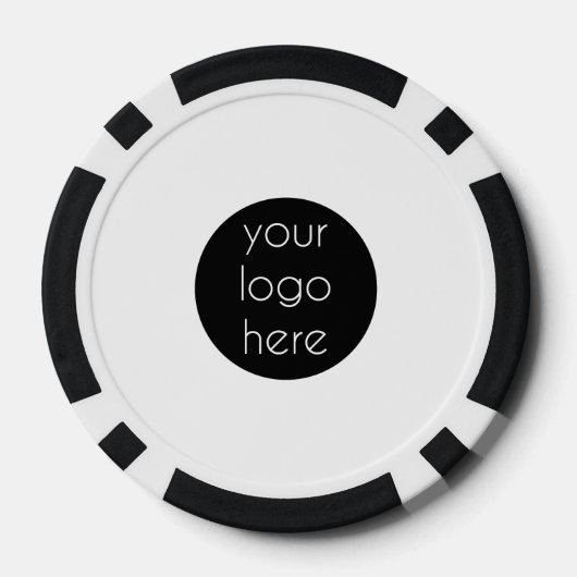 販売促進会社のロゴの顧客ギフト ポーカーチップ (裏面)