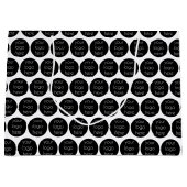 販売促進会社のロゴの顧客ギフト ラージペーパーバッグ (正面)