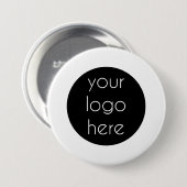 販売促進会社のロゴの顧客ギフト 缶バッジ (正面&裏面)