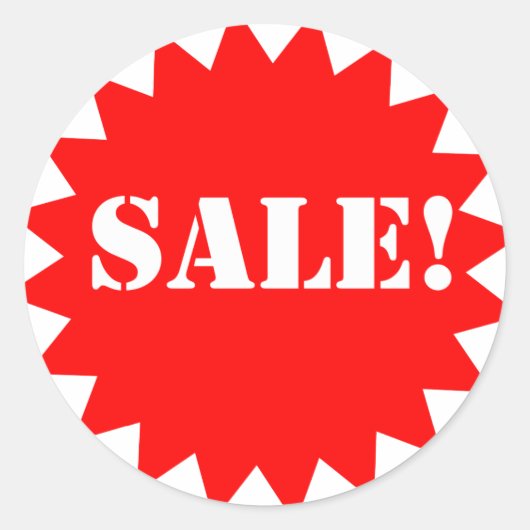 販売円形のステッカー ラウンドシール (正面)